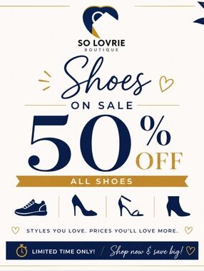 50% OFF SALE 🎉  ALL Shoes